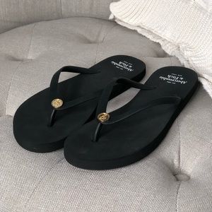 Abercrombie & Fitch Flip Flops with gem